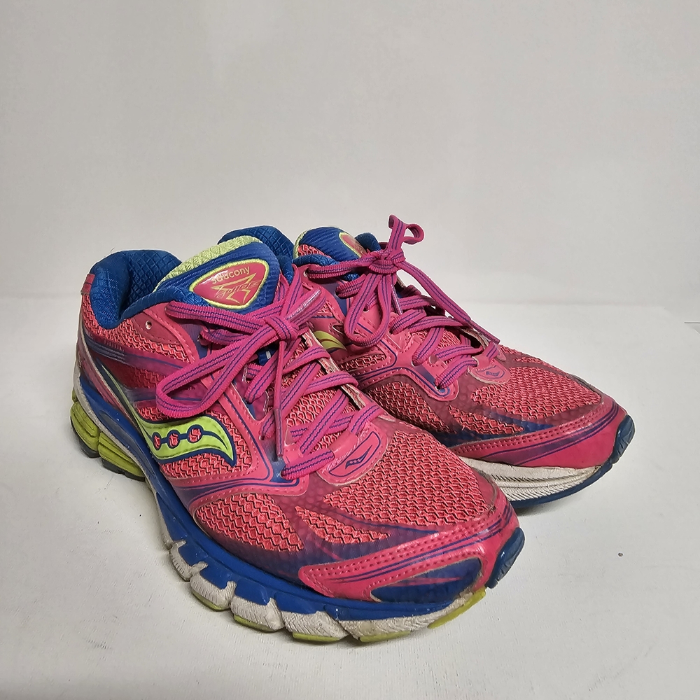 Saucony Guide S10256-4 Women’s Running Shoes Size 7 Pink Neon Mesh